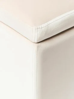 Fluwelen poef Winou met opbergruimte^Westwing Collection Hot