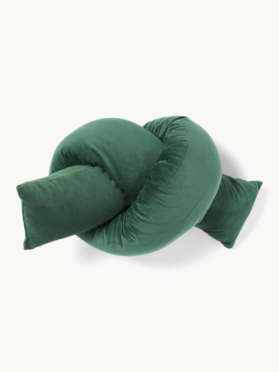 Fluwelen sierkussen Knot^Westwing Collection Outlet