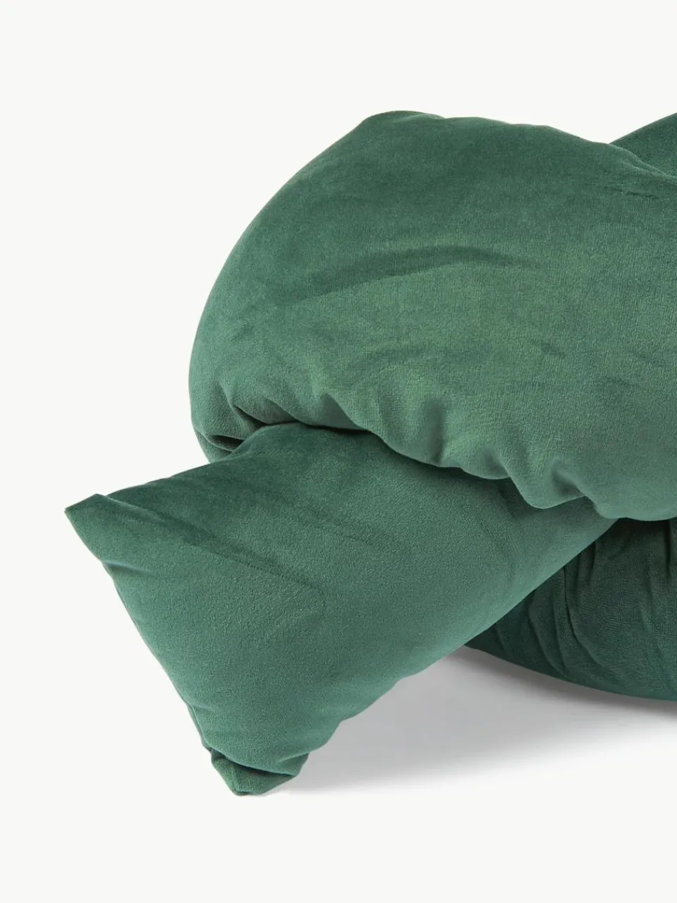 Fluwelen sierkussen Knot^Westwing Collection Outlet