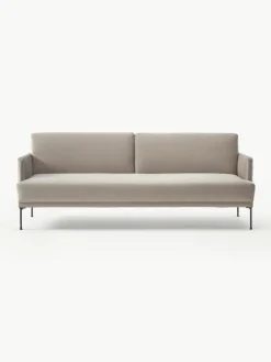 Fluwelen slaapbank Fluente (3-zits)^Westwing Collection New