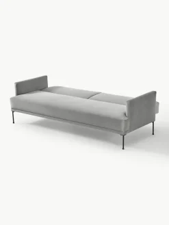 Fluwelen slaapbank Fluente (3-zits)^Westwing Collection Outlet