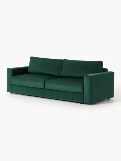 Fluwelen slaapbank Tasha (3-zits) met opbergruimte^Westwing Collection Outlet
