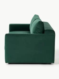 Fluwelen slaapbank Tasha (3-zits) met opbergruimte^Westwing Collection Outlet
