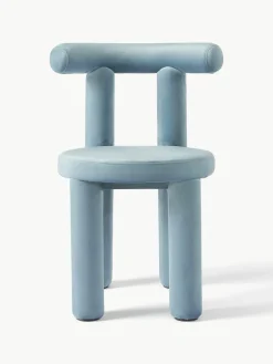 Fluwelen stoel Calan^Westwing Collection Hot