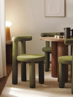 Fluwelen stoel Calan^Westwing Collection Outlet