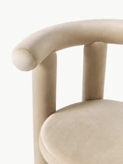 Fluwelen stoel Calan^Westwing Collection Online