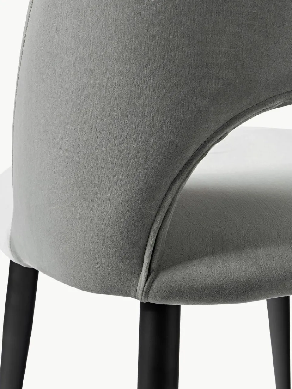 Fluwelen stoel Rachel^Westwing Collection Outlet