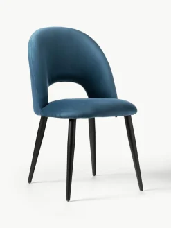 Fluwelen stoel Rachel^Westwing Collection Outlet