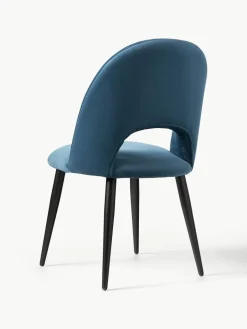 Fluwelen stoel Rachel^Westwing Collection Outlet