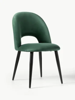 Fluwelen stoel Rachel^Westwing Collection Outlet