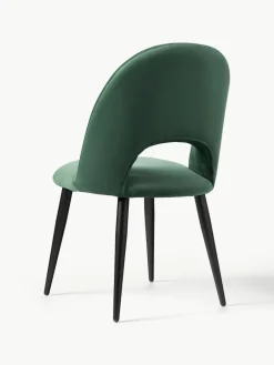 Fluwelen stoel Rachel^Westwing Collection Outlet