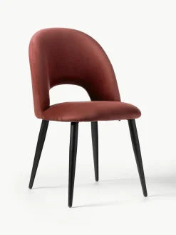 Fluwelen stoel Rachel^Westwing Collection Discount