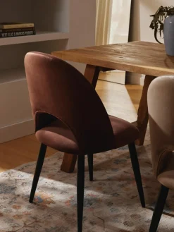 Fluwelen stoel Rachel^Westwing Collection Discount