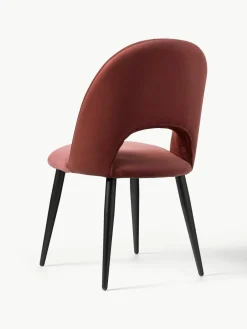 Fluwelen stoel Rachel^Westwing Collection Discount