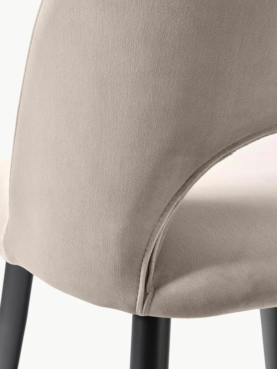 Fluwelen stoel Rachel^Westwing Collection Fashion