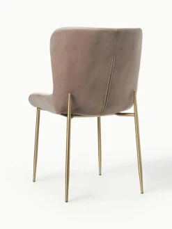 Fluwelen stoel Tess^Westwing Collection Discount