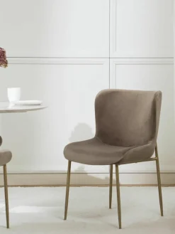 Fluwelen stoel Tess^Westwing Collection Discount