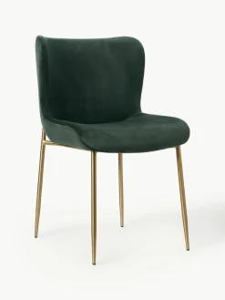Fluwelen stoel Tess^Westwing Collection Hot