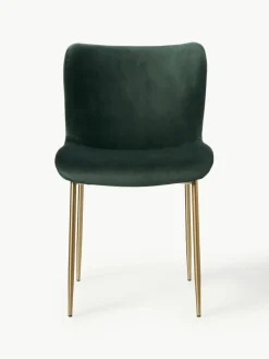 Fluwelen stoel Tess^Westwing Collection Hot