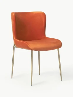 Fluwelen stoel Tess^Westwing Collection New