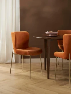Fluwelen stoel Tess^Westwing Collection New