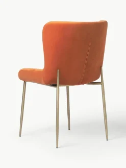 Fluwelen stoel Tess^Westwing Collection New