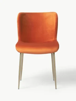 Fluwelen stoel Tess^Westwing Collection New