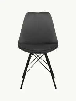 Fluwelen stoelen Eris, 2 stuks^Westwing Hot