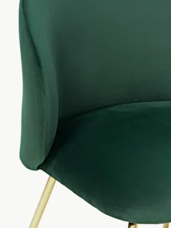 Fluwelen stoelen Luisa, 2 stuks^Westwing Collection Discount