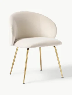 Fluwelen stoelen Luisa, 2 stuks^Westwing Collection Sale