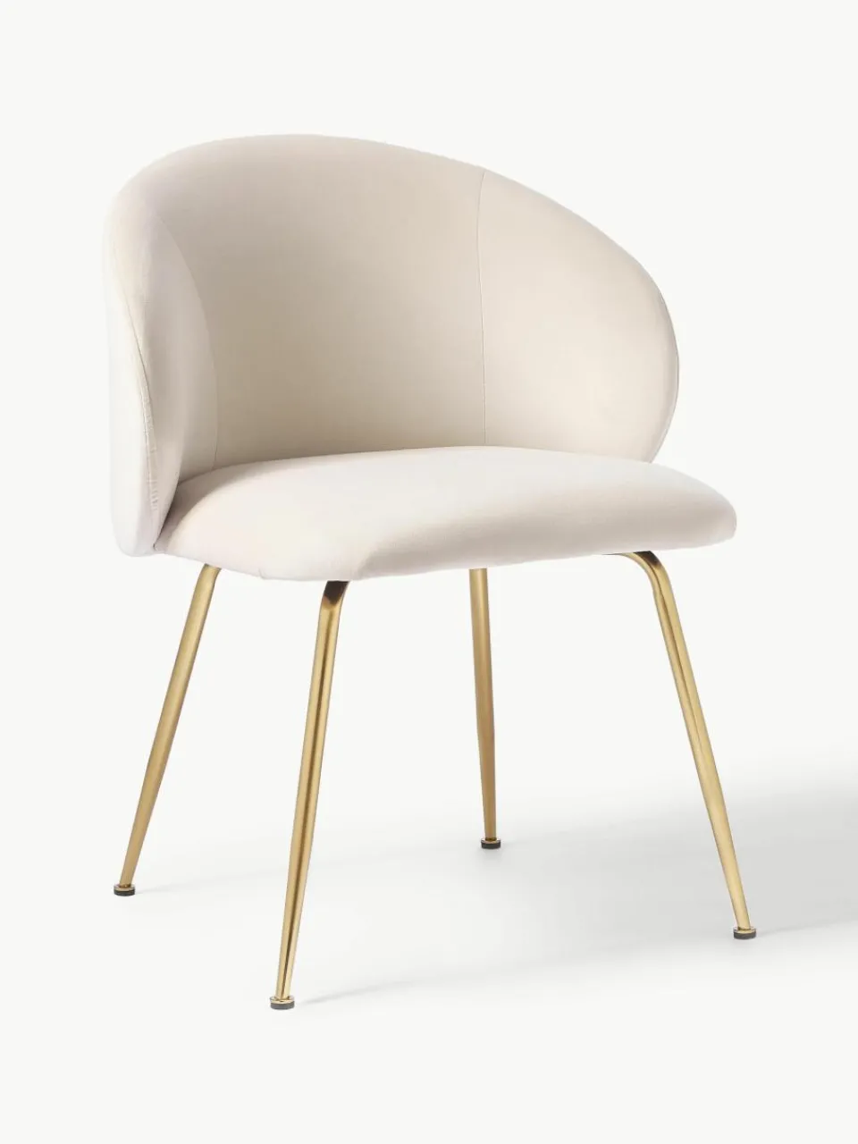 Fluwelen stoelen Luisa, 2 stuks^Westwing Collection Sale