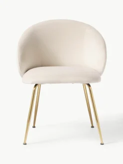 Fluwelen stoelen Luisa, 2 stuks^Westwing Collection Sale
