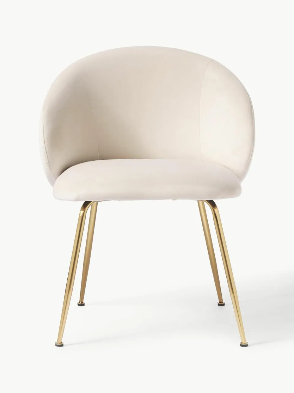 Fluwelen stoelen Luisa, 2 stuks^Westwing Collection Sale