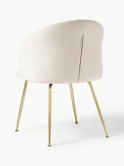 Fluwelen stoelen Luisa, 2 stuks^Westwing Collection Sale