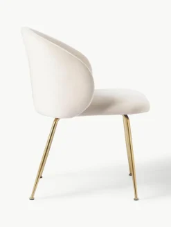 Fluwelen stoelen Luisa, 2 stuks^Westwing Collection Sale