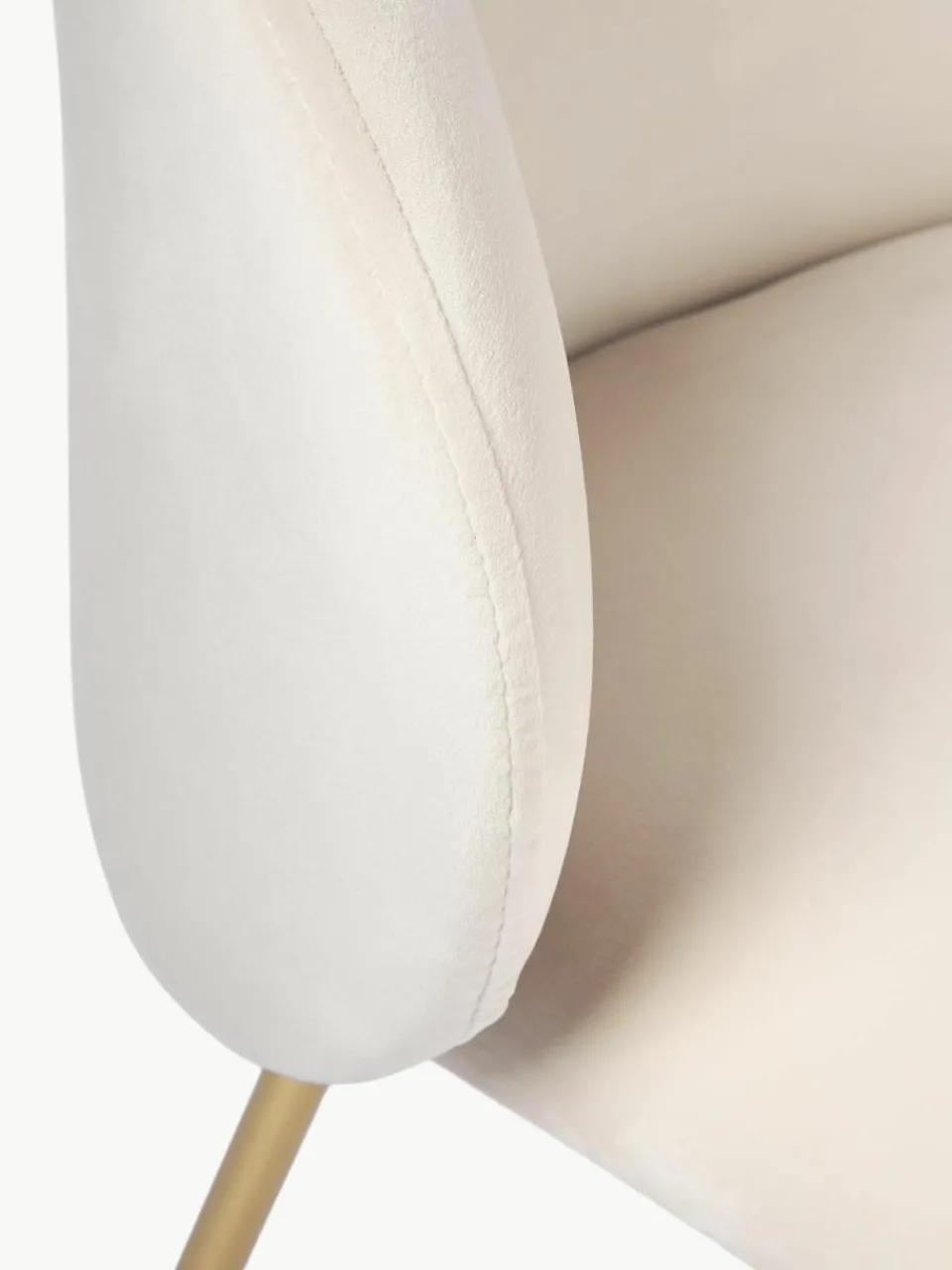 Fluwelen stoelen Luisa, 2 stuks^Westwing Collection Sale