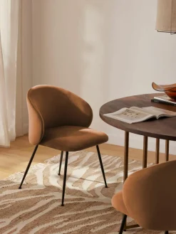 Fluwelen stoelen Luisa, 2 stuks^Westwing Collection Sale