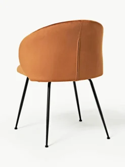 Fluwelen stoelen Luisa, 2 stuks^Westwing Collection Sale