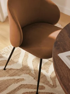 Fluwelen stoelen Luisa, 2 stuks^Westwing Collection Sale