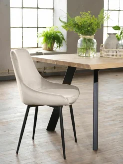 Fluwelen stoelen Sierra, 2 stuks^Rowico New