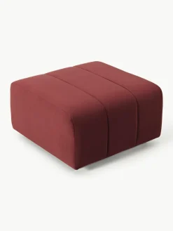 Fluwelen voetenbank Lena^Westwing Collection Best