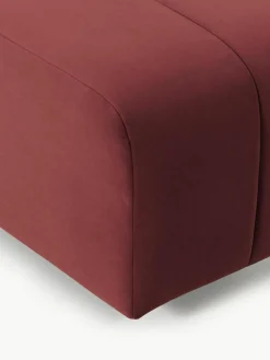 Fluwelen voetenbank Lena^Westwing Collection Best