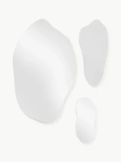 Frameloze wandspiegelset Lia in organische vorm, set van 3^Westwing Collection Hot