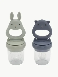 Fruitzuiger Bunny, set van 2^Konges Slojd Hot