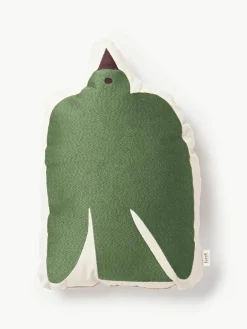 Geborduurd kussen Swif Bird van biokatoen^ferm LIVING Kids Hot