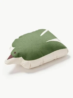 Geborduurd kussen Swif Bird van biokatoen^ferm LIVING Kids Hot