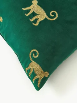 Geborduurde fluwelen kussenhoes Legong^Westwing Collection Outlet