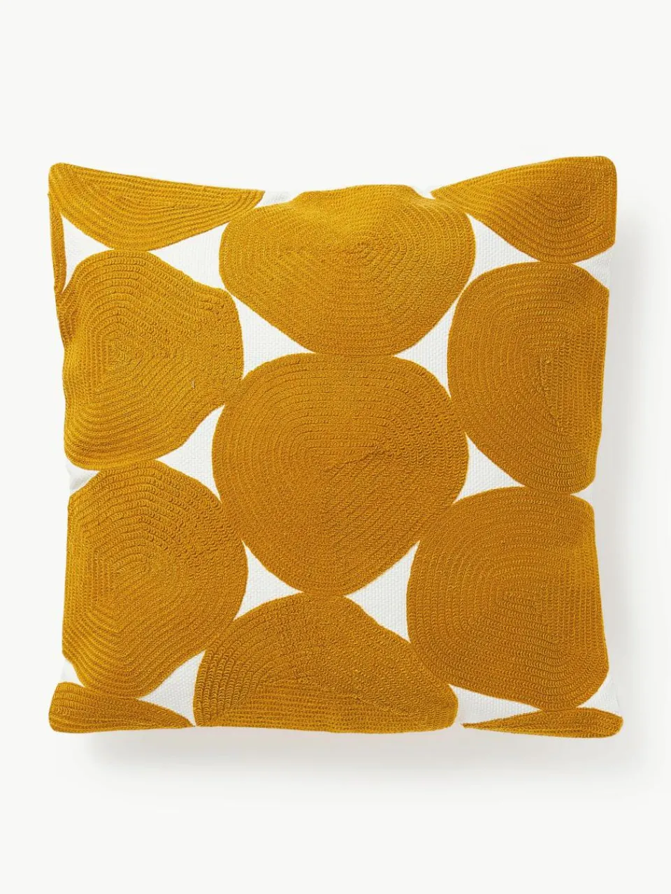 Geborduurde katoenen kussenhoes Bardia^Westwing Collection Hot
