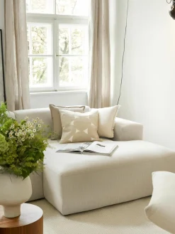 Geborduurde katoenen kussenhoes Bardia^Westwing Collection Best