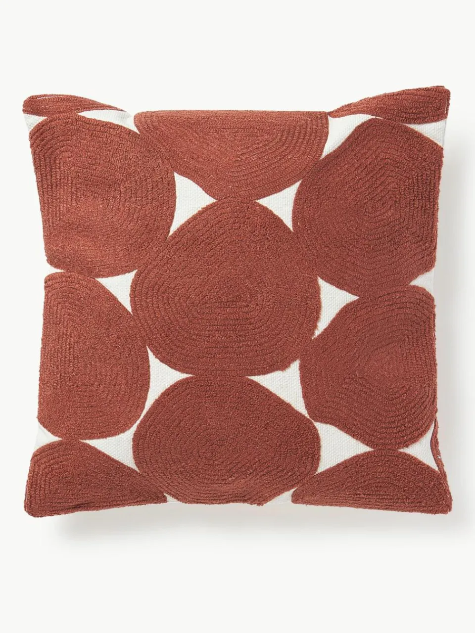 Geborduurde katoenen kussenhoes Bardia^Westwing Collection Hot